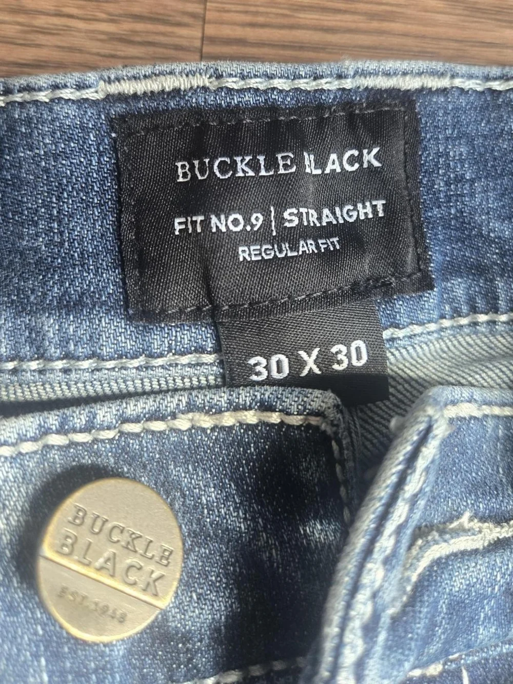 Distressed Blue Denim Jeans